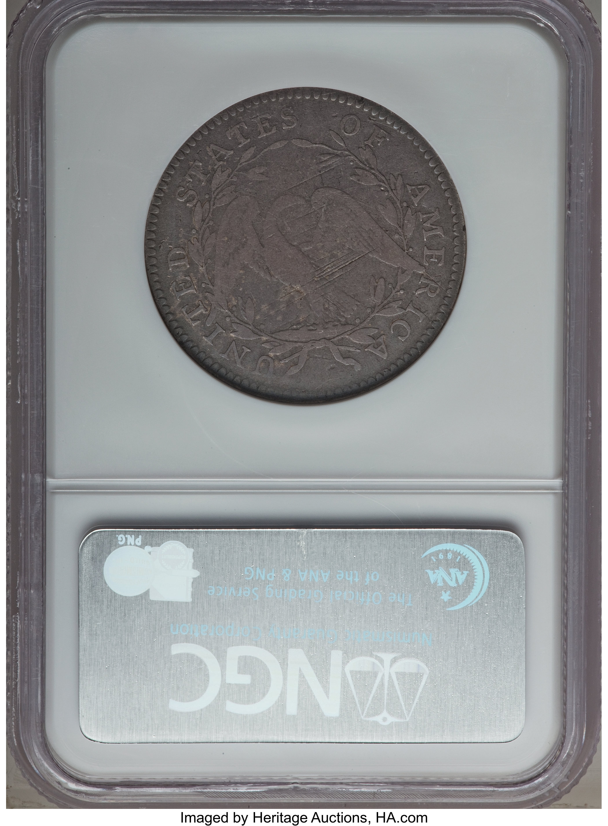 image for: 1794 50C O-105, T-3, R.5, VG10 NGC. CAC....