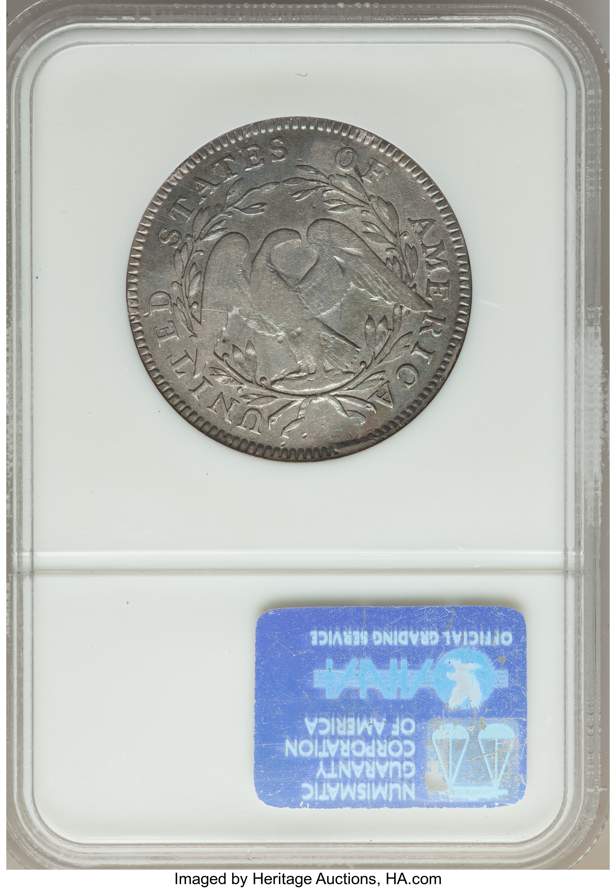 image for: 1795 50C Two Leaves, O-108a, T-17, R.4, VF30 NGC....