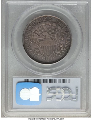 image for: 1803 50C Small 3, Large Reverse Stars, O-104, T-4, R.3, VF35 PCGS....