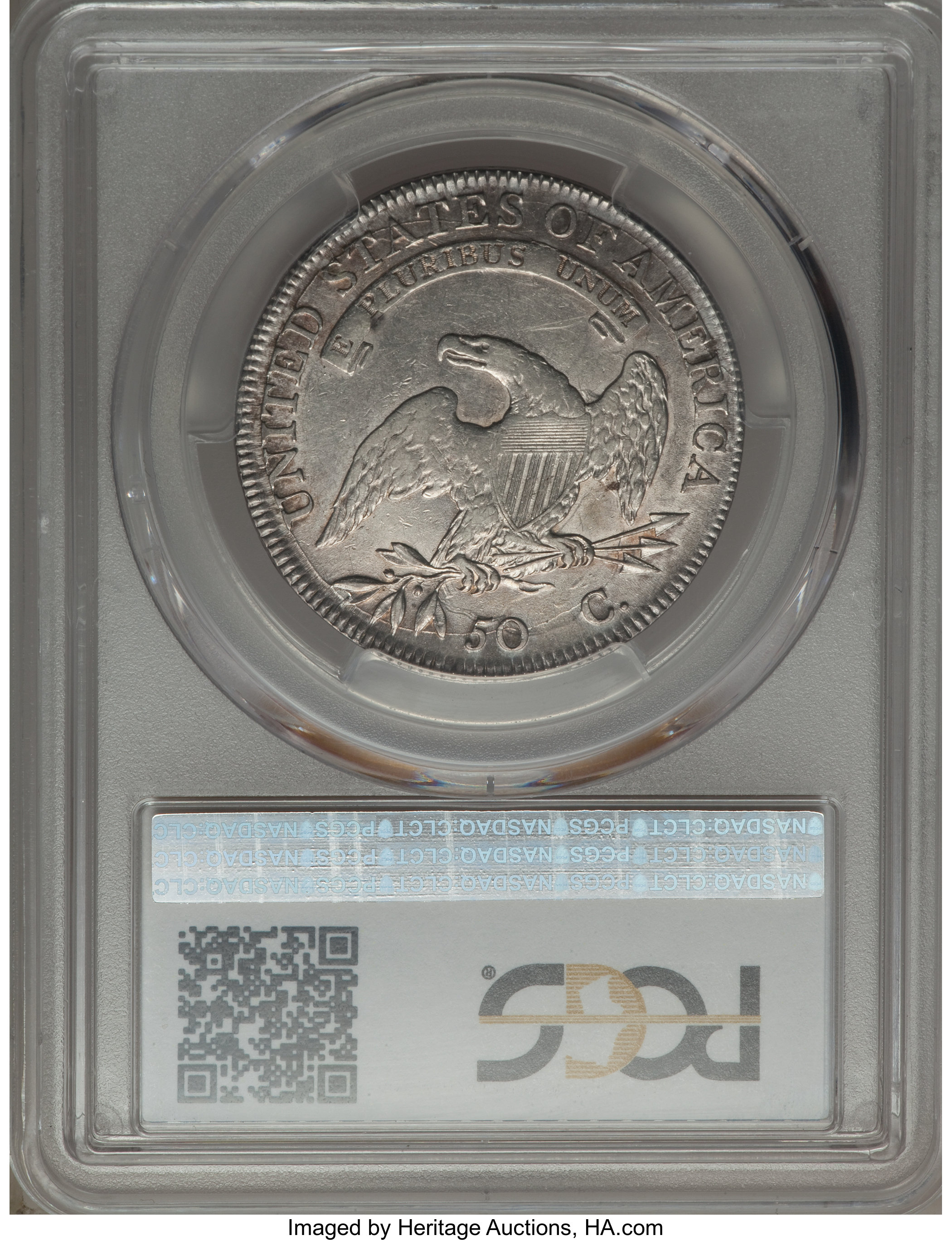 image for: 1807 50C Capped Bust, Small Stars, O-113a, R.3, XF45 PCGS....