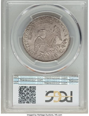 image for: 1825 50C O-102, R.1, MS64+ PCGS. CAC....