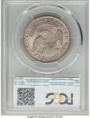 image for: 1834 50C Large Date, Large Letters, O-102, R.1, MS64 PCGS....