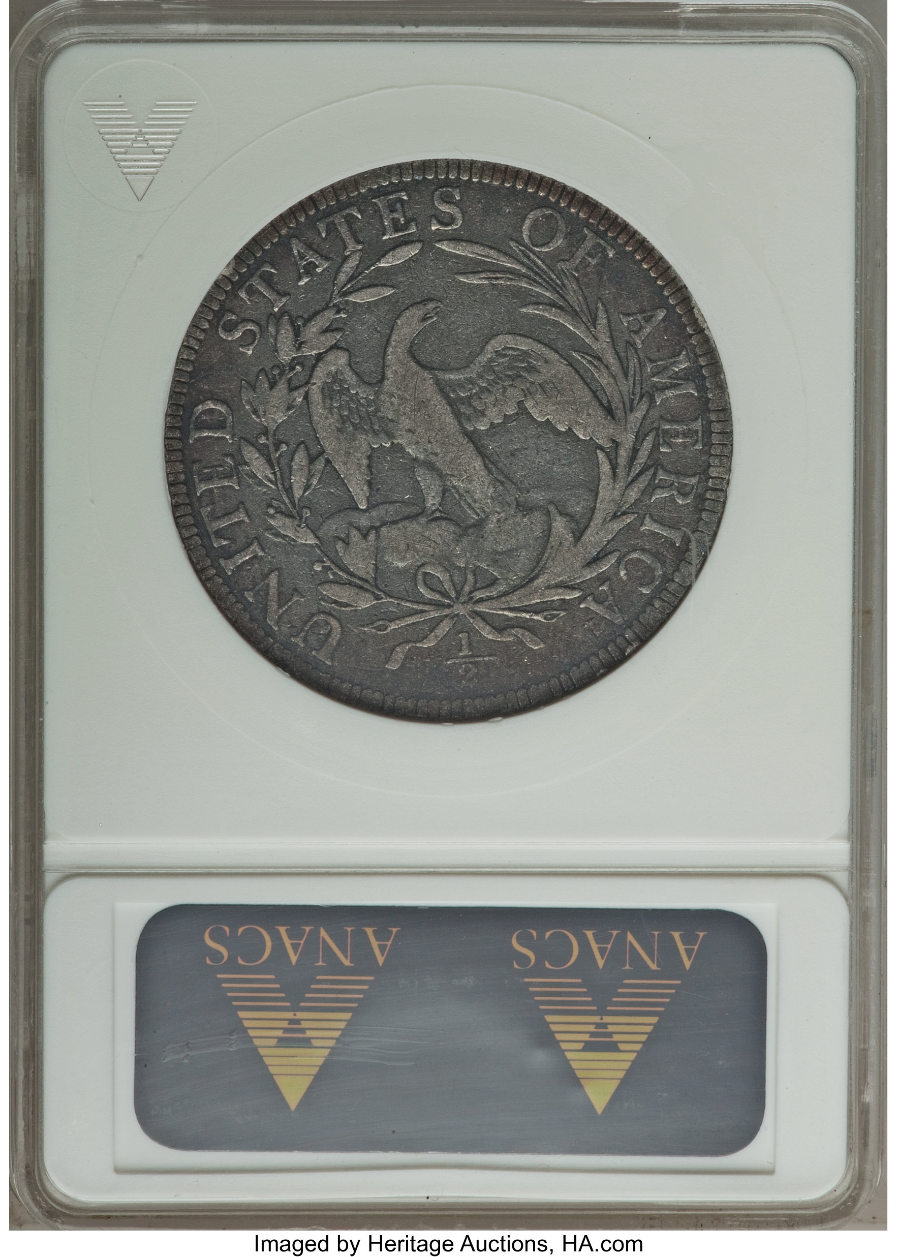 image for: 1797 50C O-102, T-2, Low R.6, Fine 12 ANACS. Amato 527....