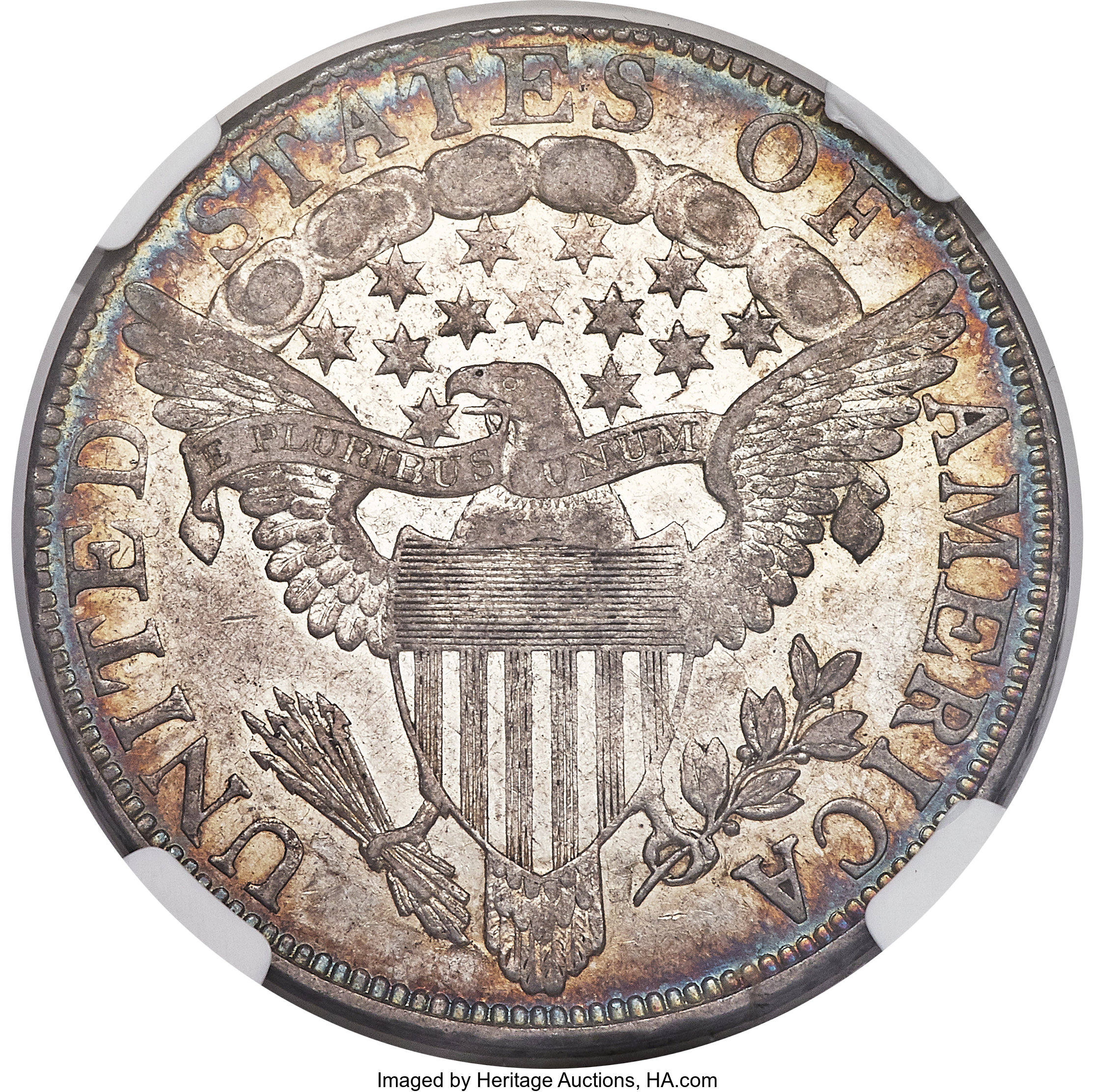 image for: 1805/4 50C O-101, T-4, R.3, AU55 NGC....