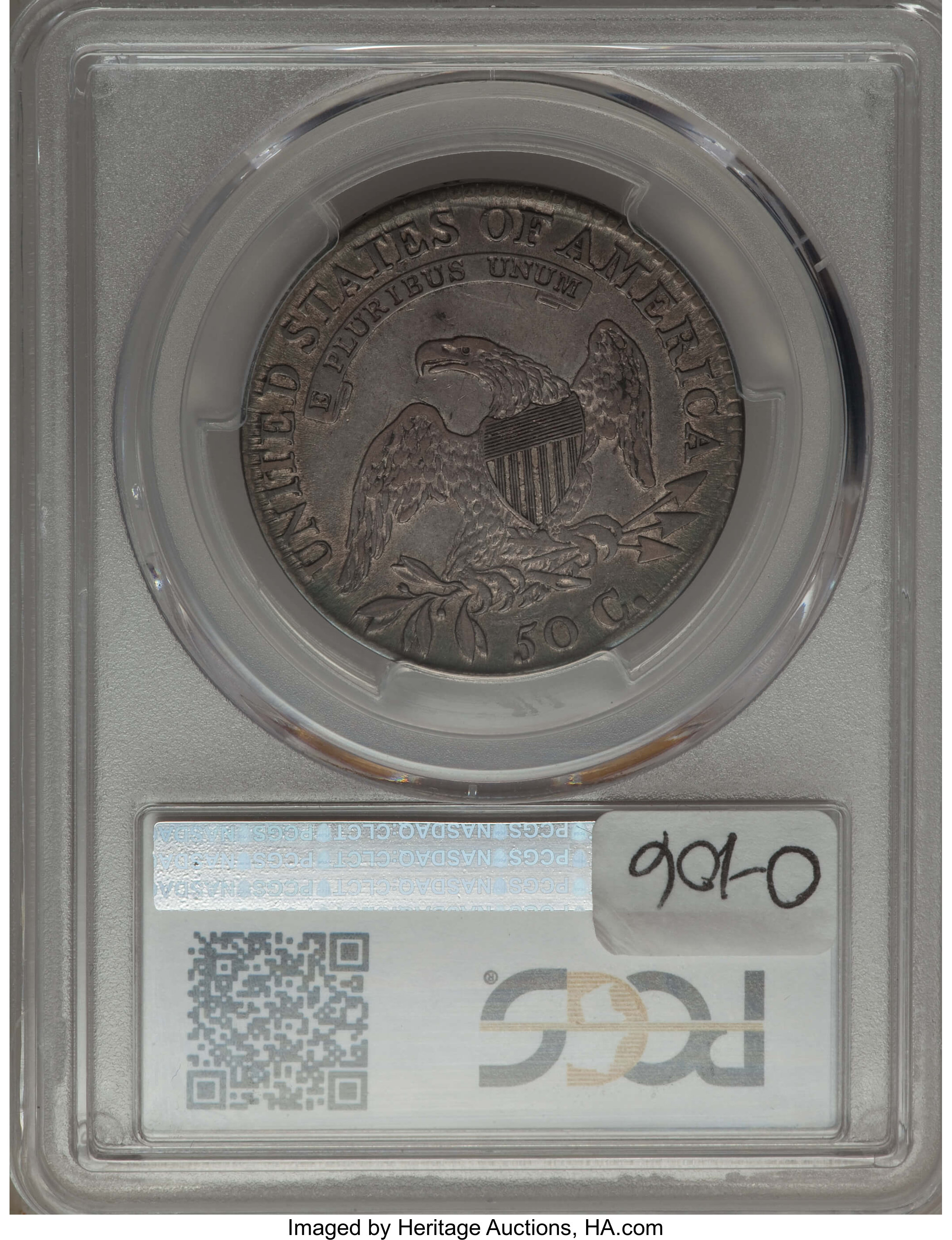 image for: 1817 50C O-106, R.2, XF40 PCGS. PCGS Population: (0/8). NGC Census: (1/7). CDN: $130 Whsle. Bid for problem-free NGC/PCGS X...