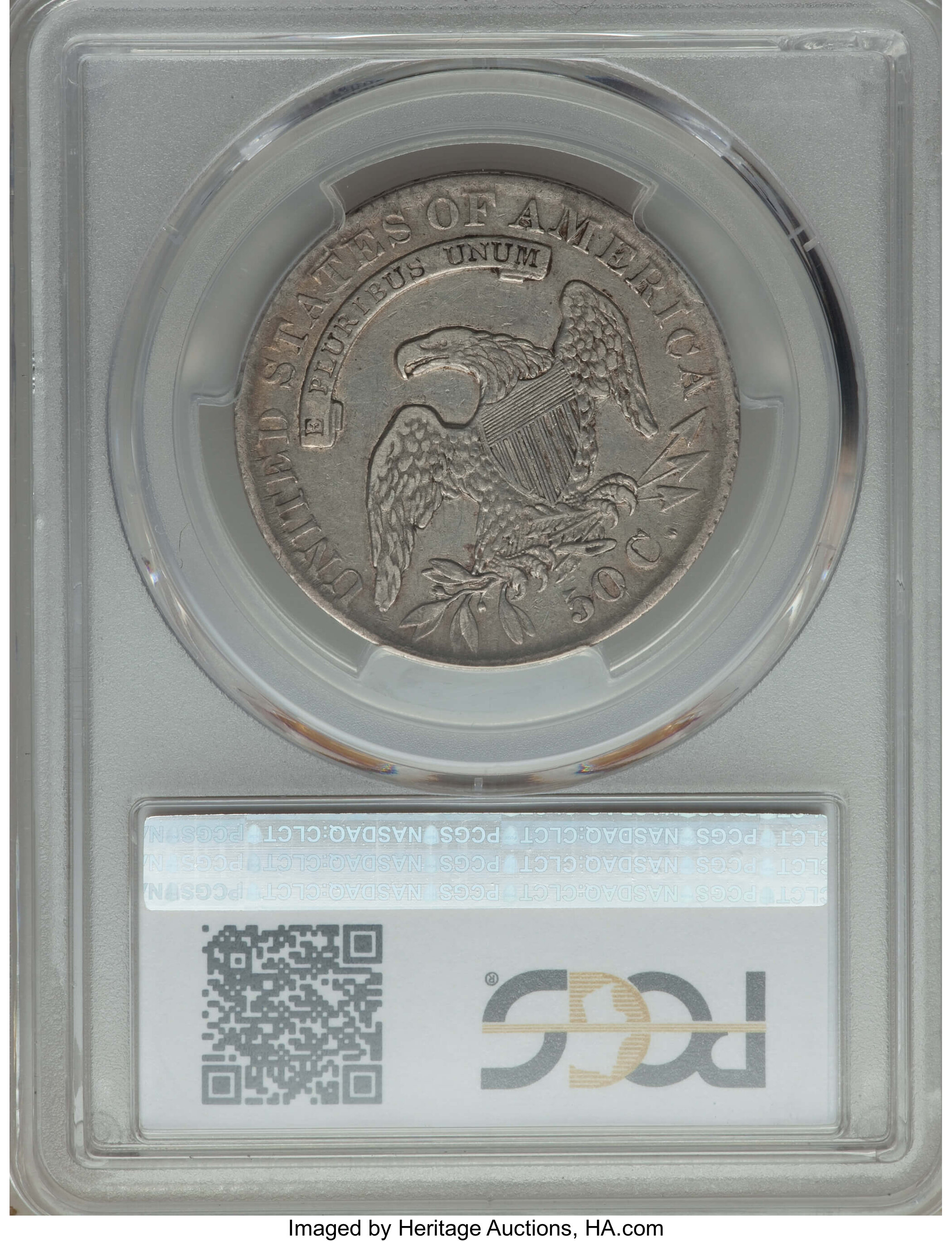 image for: 1831 50C O-116, R.3, VF35 PCGS. PCGS Population: (3/10). NGC Census: (1/11).  Mintage 5,873,660. ...