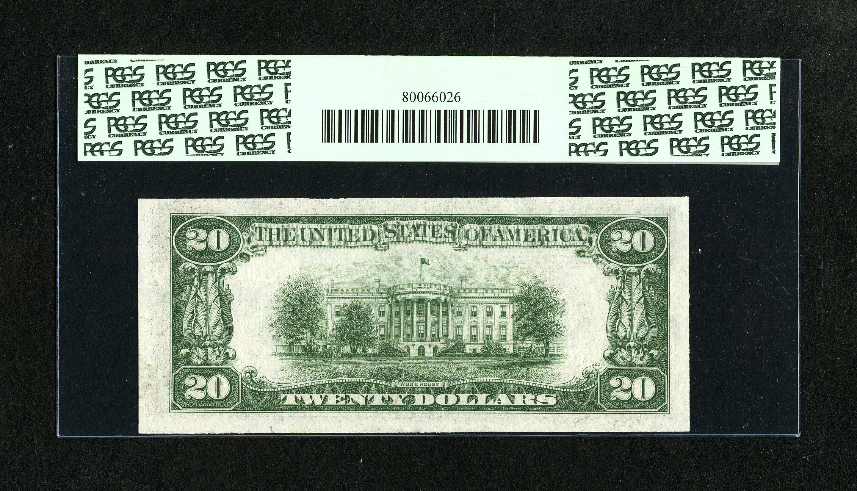 image for: Fr. 2057-B $20 1934C Federal Reserve Note. PCGS Gem New 65PPQ....