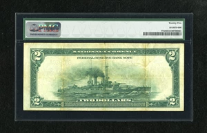 image for: Fr. 774 $2 1918 Federal Reserve Bank Note PMG Very Fine 25.