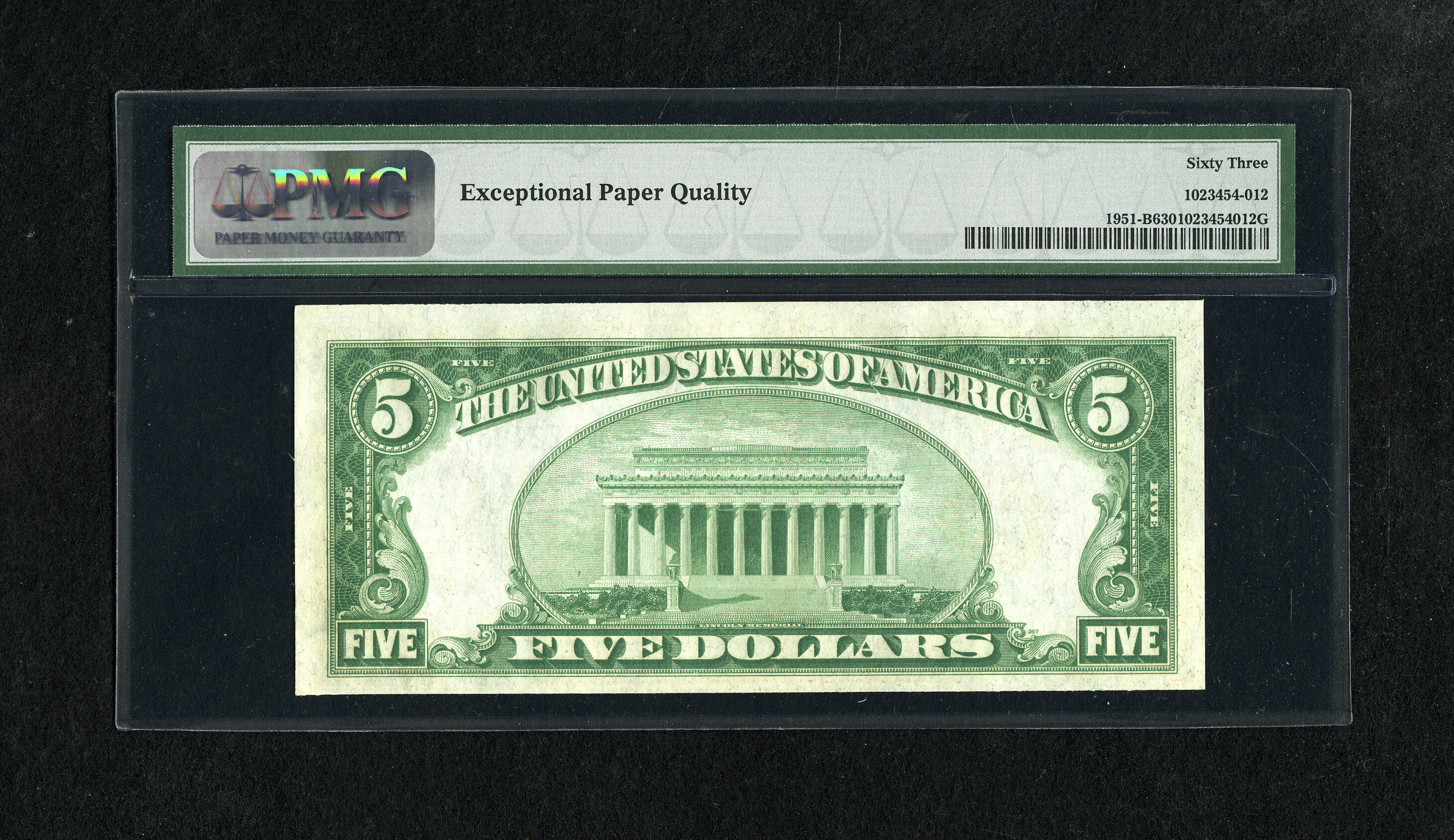 image for: Fr. 1951-B $5 1928A Federal Reserve Note. PMG Choice Uncirculated 63 EPQ....