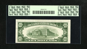 image for: Fr. 2010-D $10 1950 Narrow Federal Reserve Note. PCGS Choice New 63PPQ....