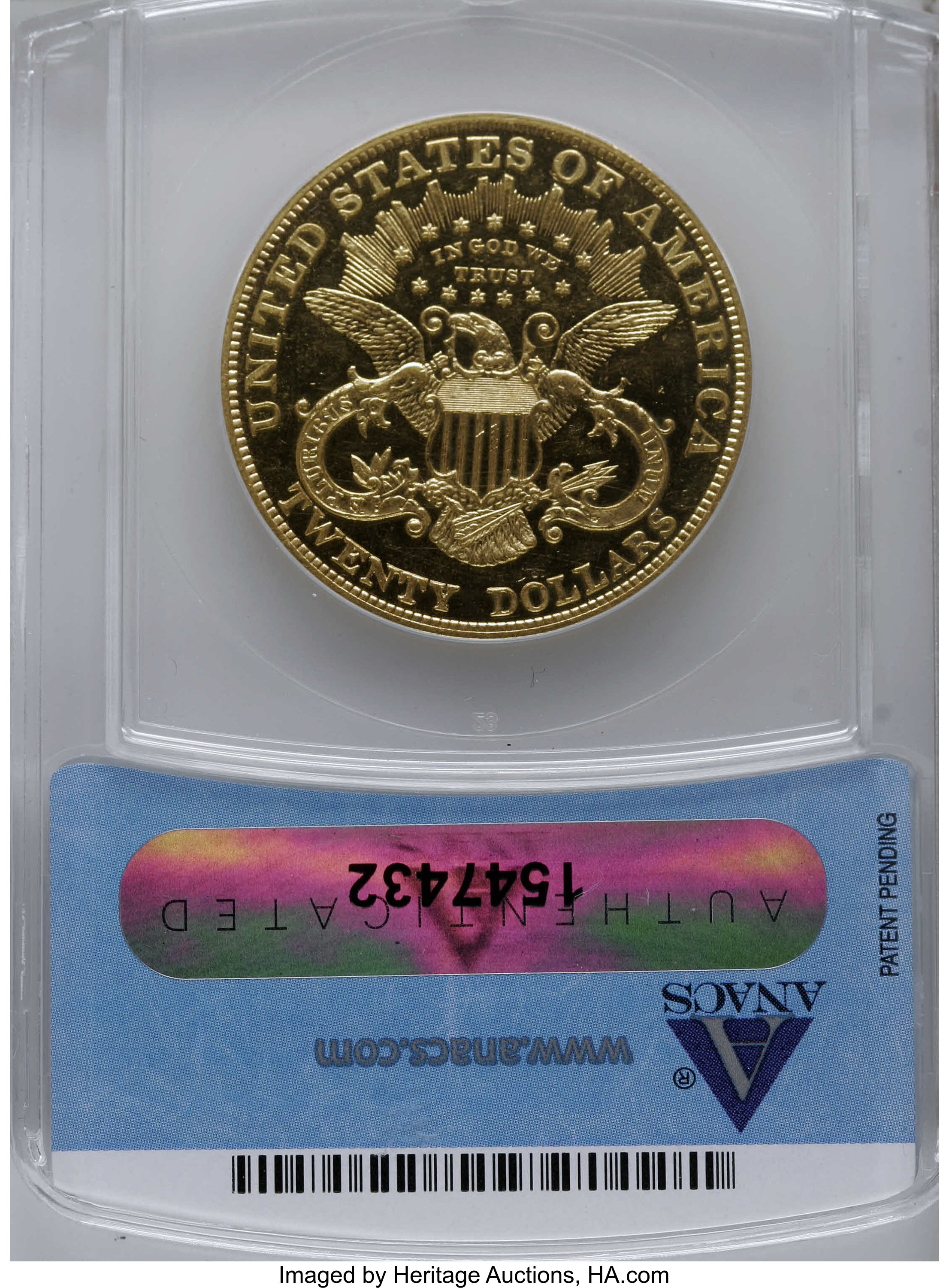 image for: 1901 $20 PR61 Cameo ANACS....