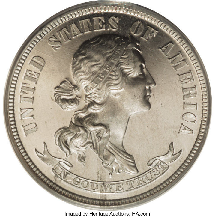 image for: 1870 25C Standard Silver Quarter Dollar, Judd-923, Pollock-1028, High R.7, PR65 Cameo PCGS....