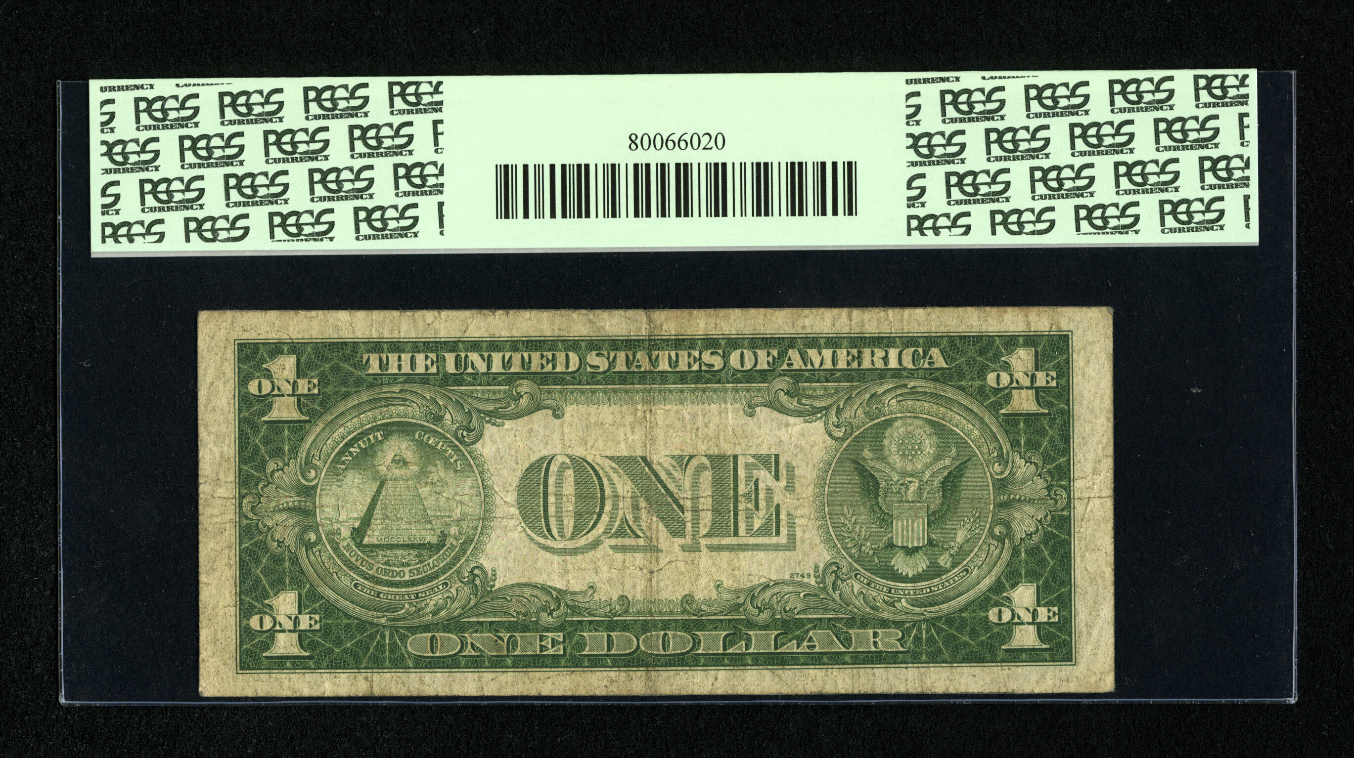 image for: Fr. 2306* $1 1935A North Africa Star Silver Certificate. PCGS Very Good 10....