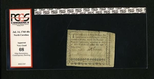 image for: North Carolina July 14, 1760 40s PCGS Apparent Very Good 08....