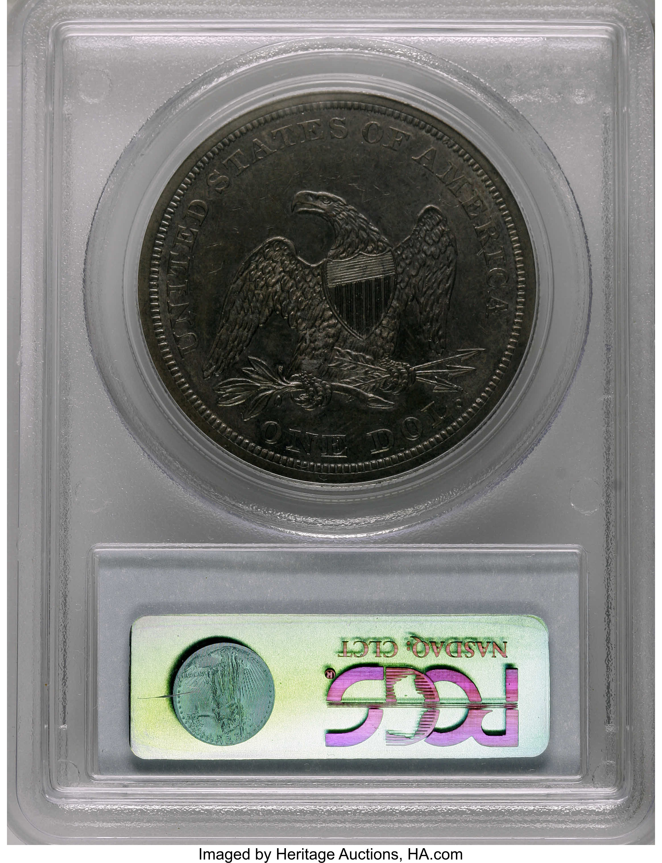 image for: 1848 $1 PR62 PCGS....