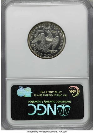 image for: 1887 25C PR64 Cameo NGC....