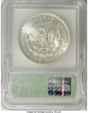 image for: 1921-D $1 MS65 ICG. NGC Census:. PCGS Population. (#7299)...