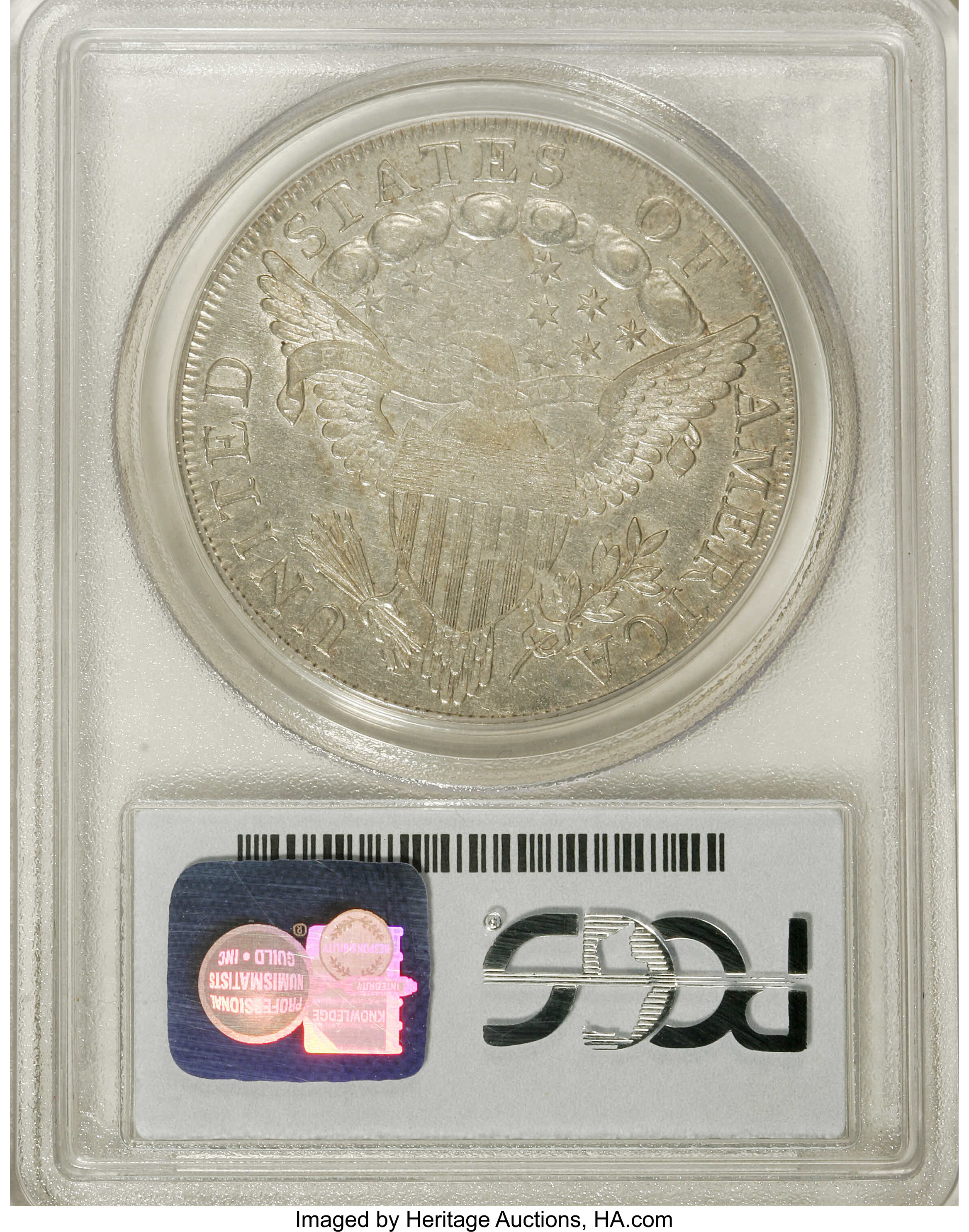 image for: 1798 $1 Large Eagle, Five Stripes, 10 Arrows XF40 PCGS....