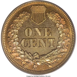 image for: 1865 1C PR64 Red PCGS....