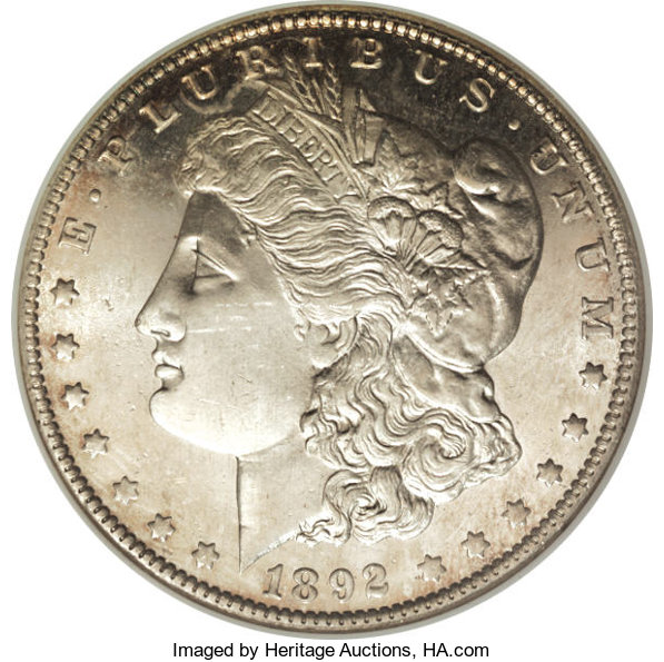 image for: 1892-O $1 MS64 Deep Mirror Prooflike NGC....