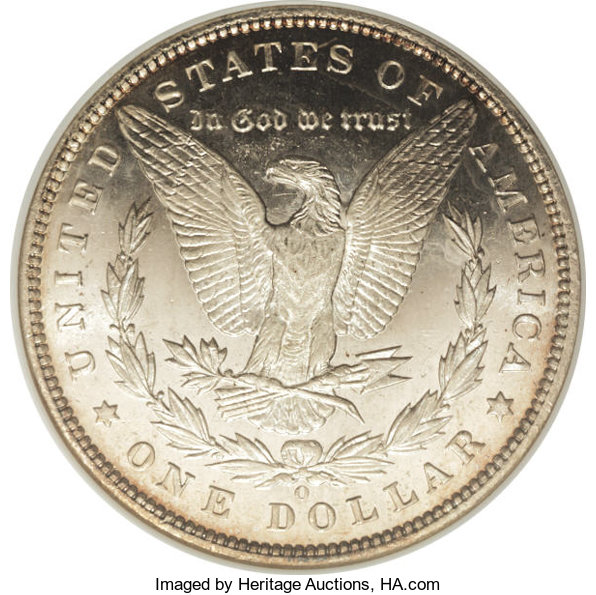 image for: 1892-O $1 MS64 Deep Mirror Prooflike NGC....