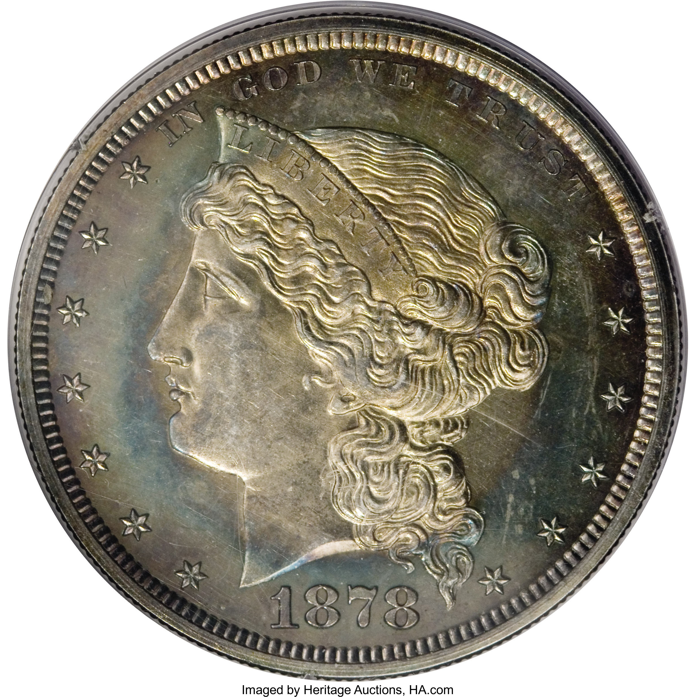 image for: 1878 $1 Dollar, Judd-1554, Pollock-1733, 1737, 1741, R.5, PR62 PCGS....