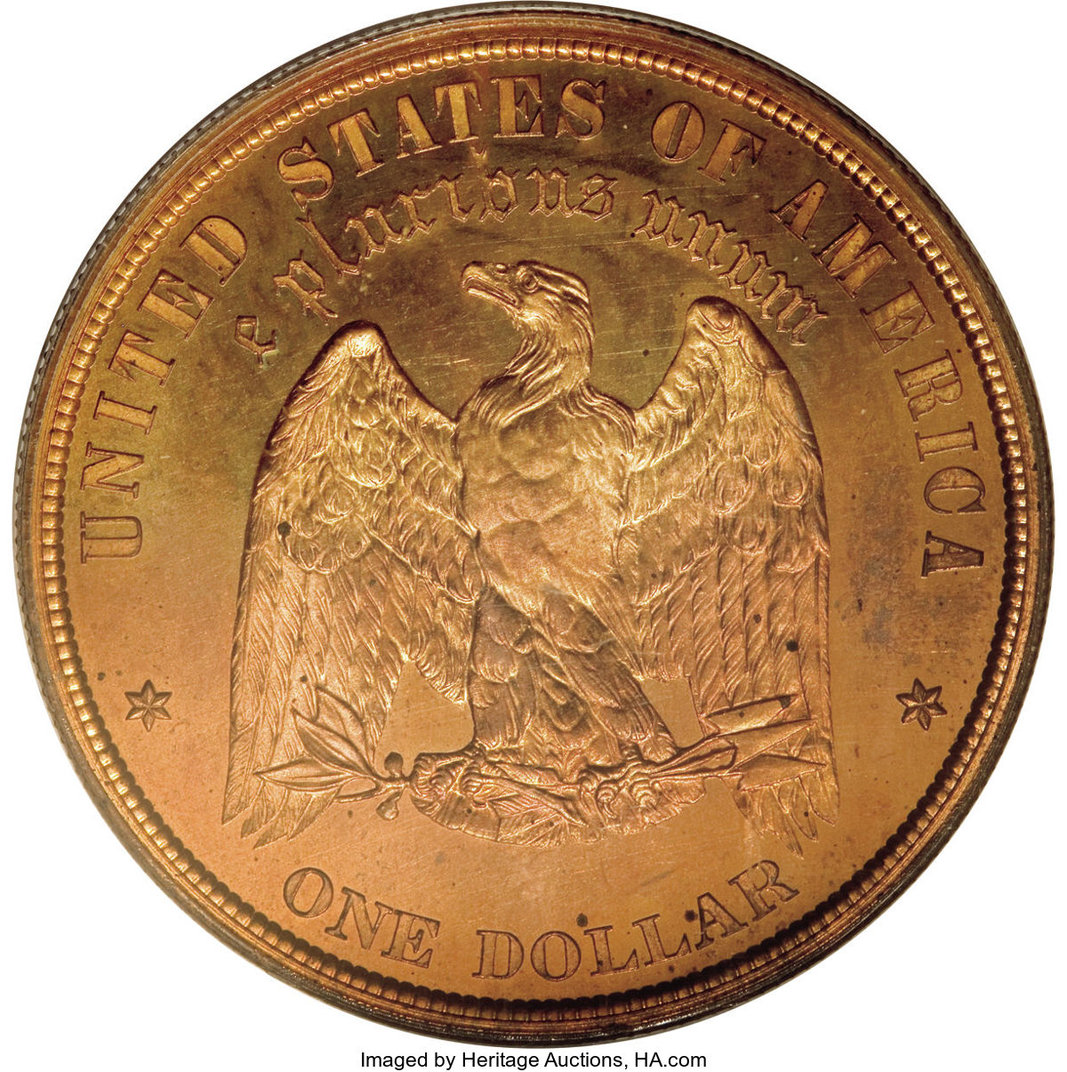 image for: 1878 $1 Morgan Dollar, Judd-1565, Pollock-1732, High R.7, PR65 Red PCGS....