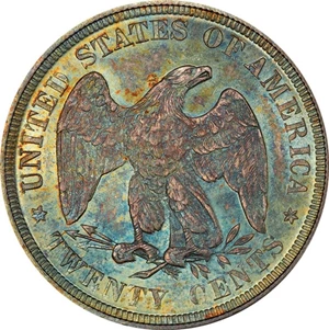 image for: 20C 1875 PCGS MS66 CAC