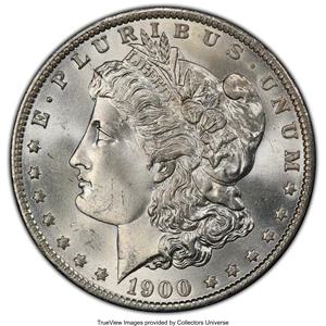 image for: 1900-O/CC $1 VAM-12 MS65+ PCGS. CAC. A Top 100 Variety. PCGS Population: (5/2 and 1/0+). NGC Census: (0/0 and 0/0+). CDN: $...
