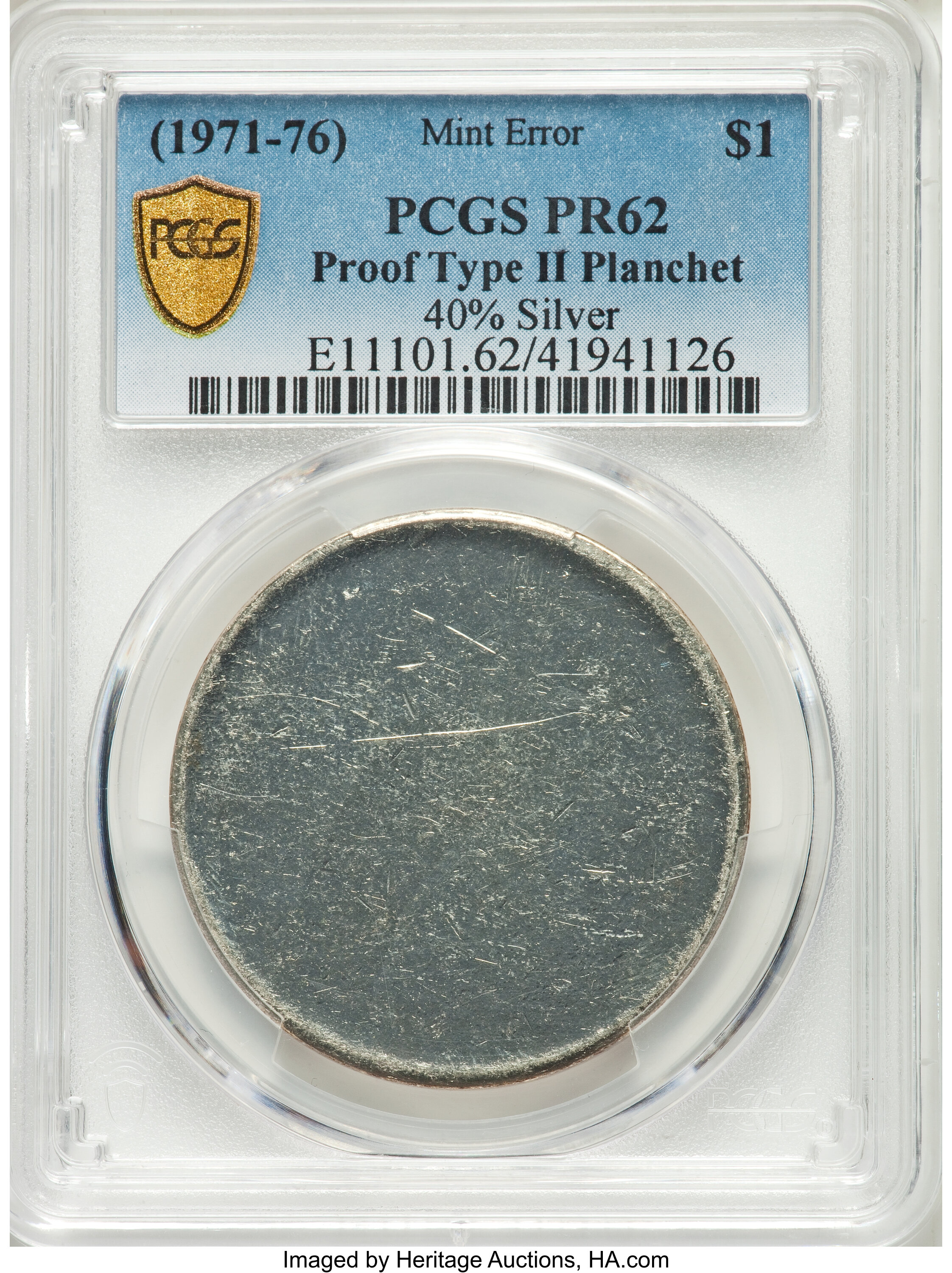 Eisenhower (Ike) $1  Silver [Type] AU58 thumbnail 16
