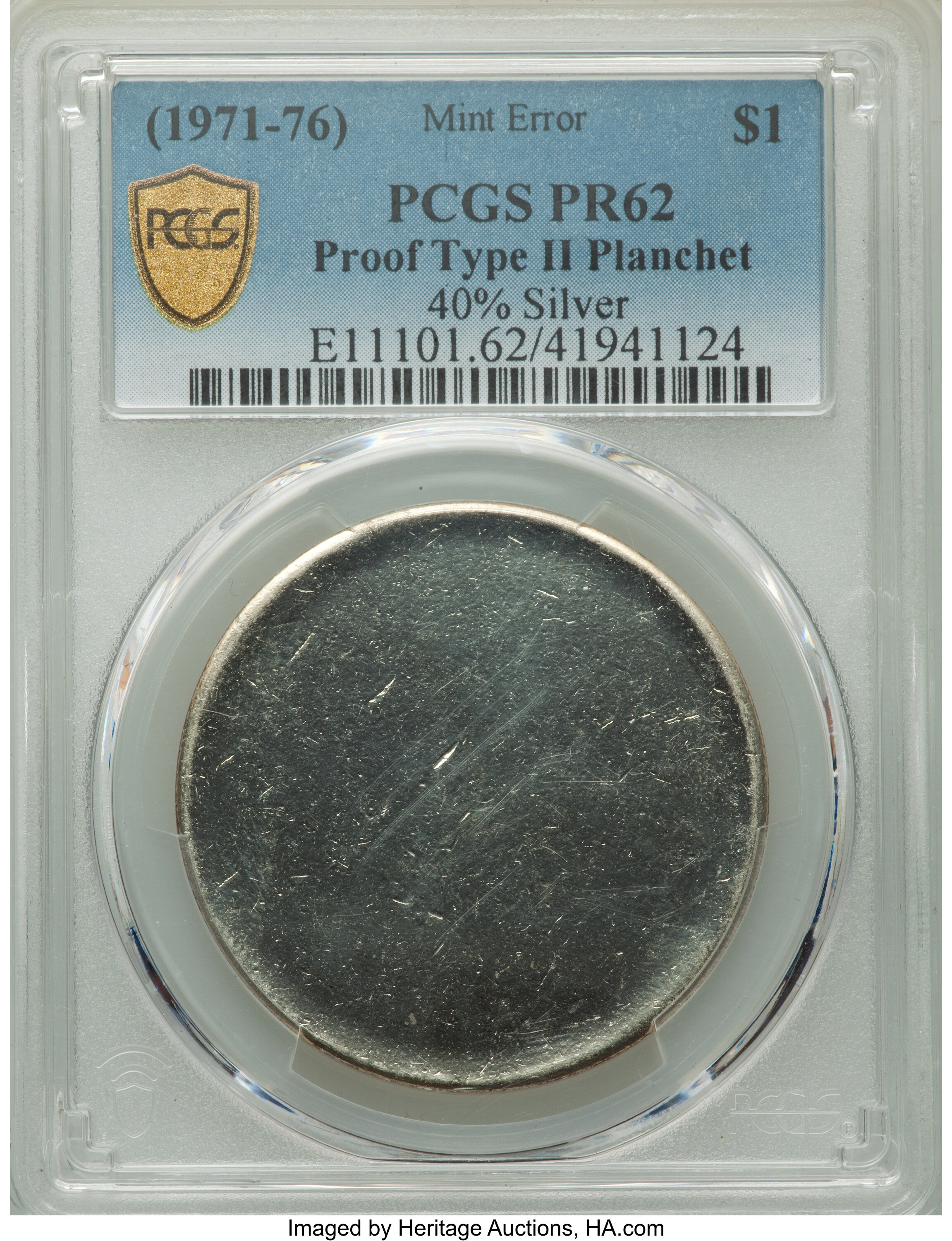 Eisenhower (Ike) $1  Silver [Type] AU58 thumbnail 12