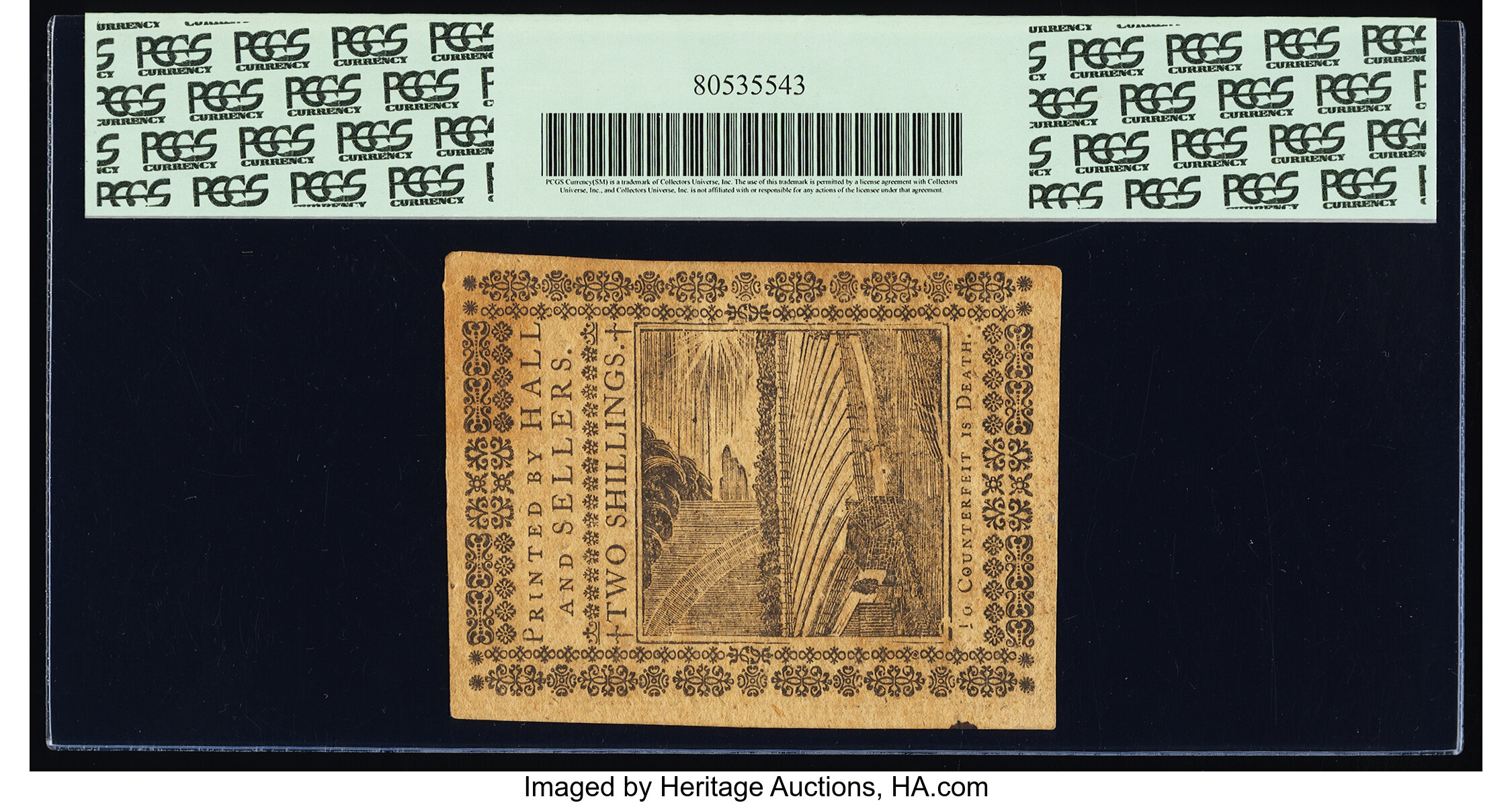 image for: Pennsylvania October 1, 1773 2s PCGS About New 50....