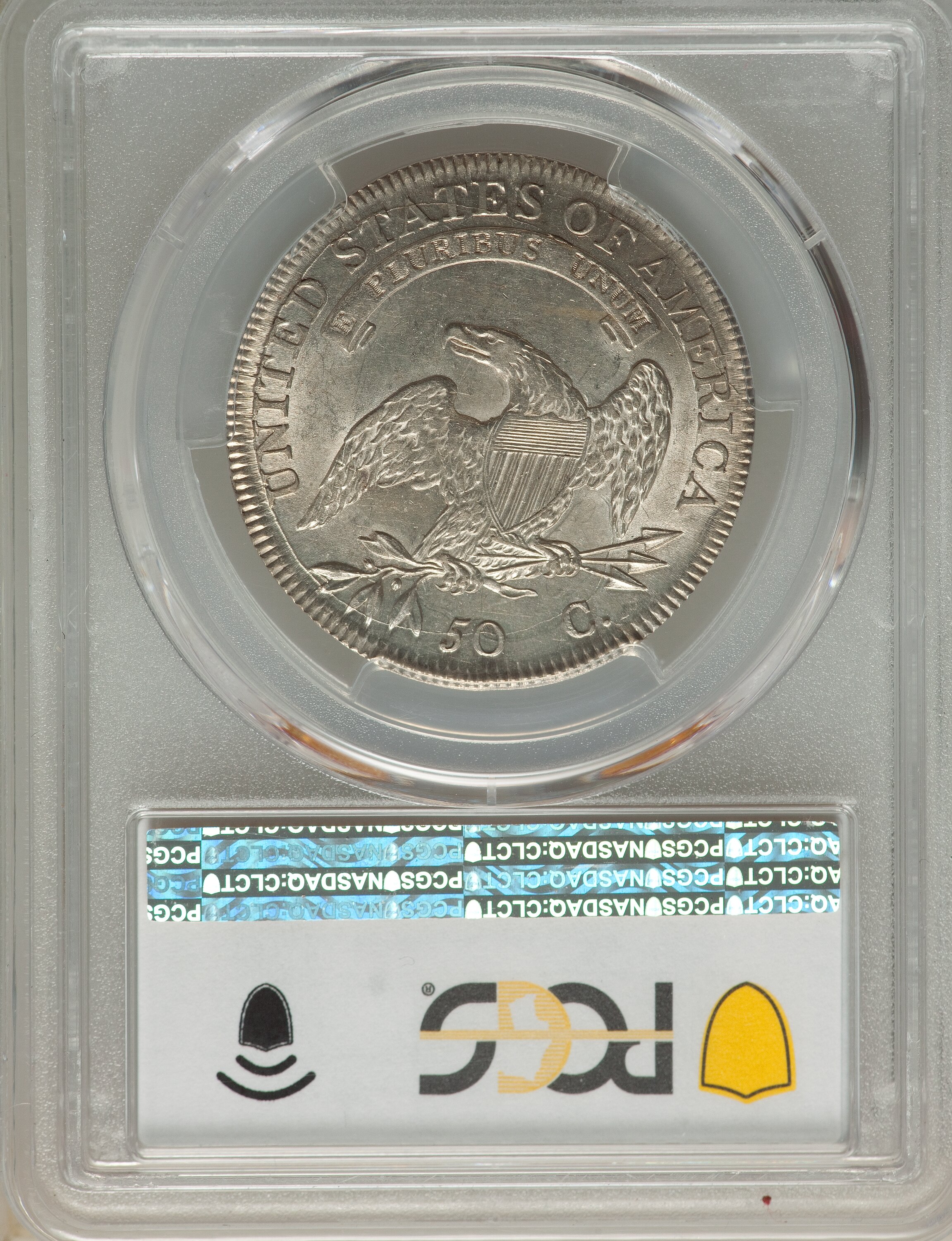 image for: 1807 50C Capped Bust, Small Stars, O-113a, R.2, MS62 PCGS....