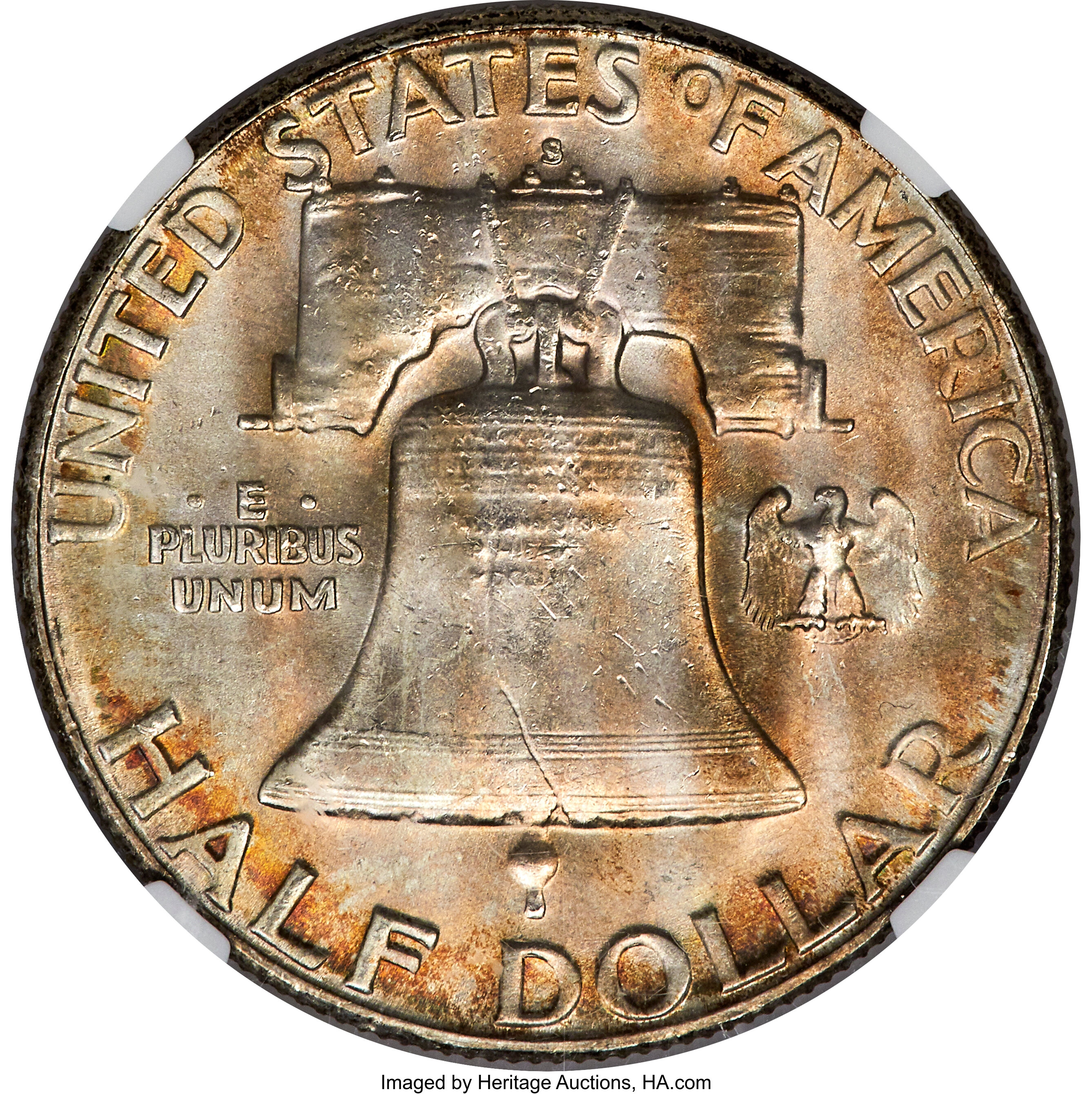 image for: 1953-S 50C MS64 Full Bell Lines NGC....