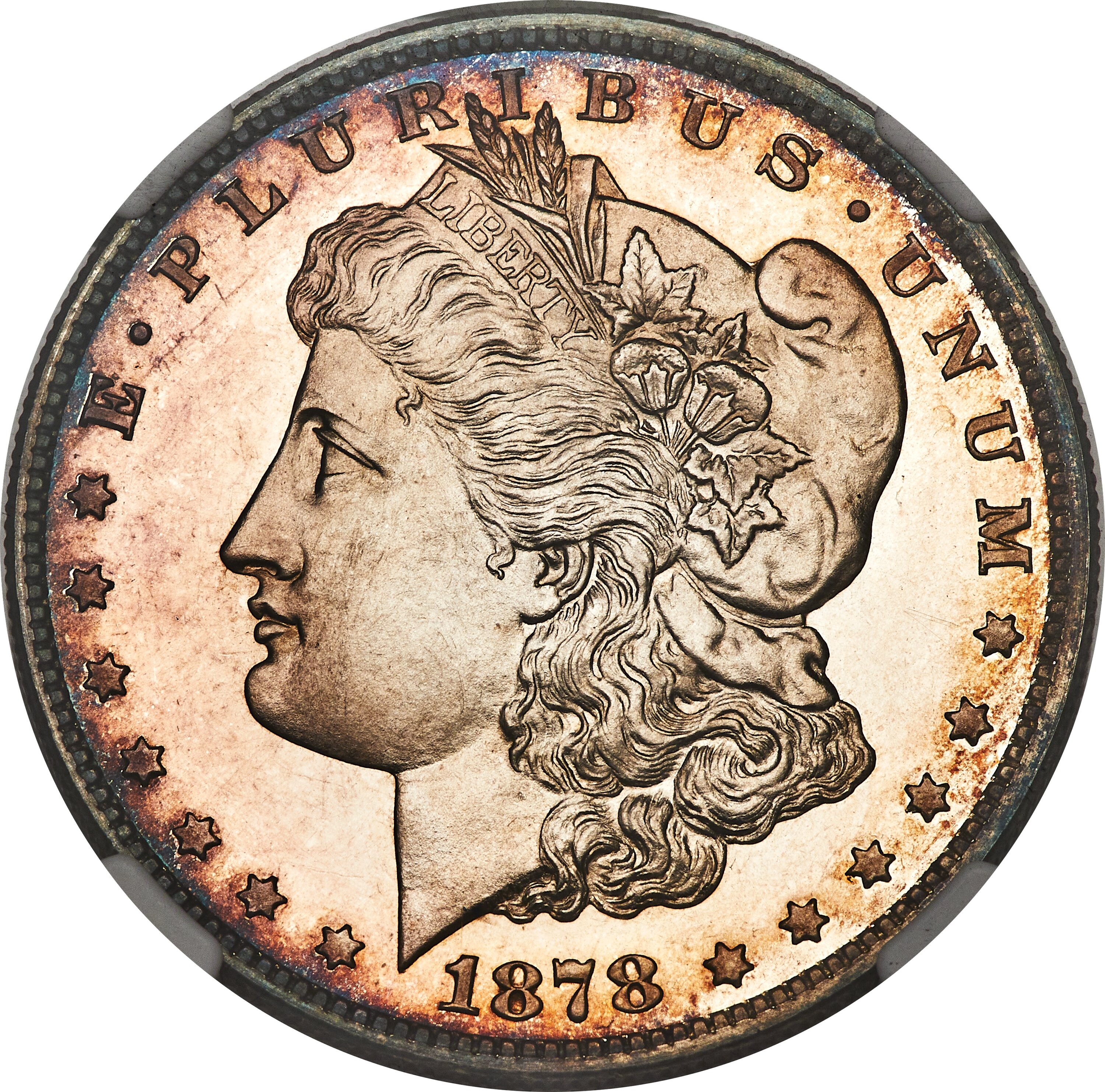 image for: 1878 7TF $1 PR65 Ultra Cameo NGC....