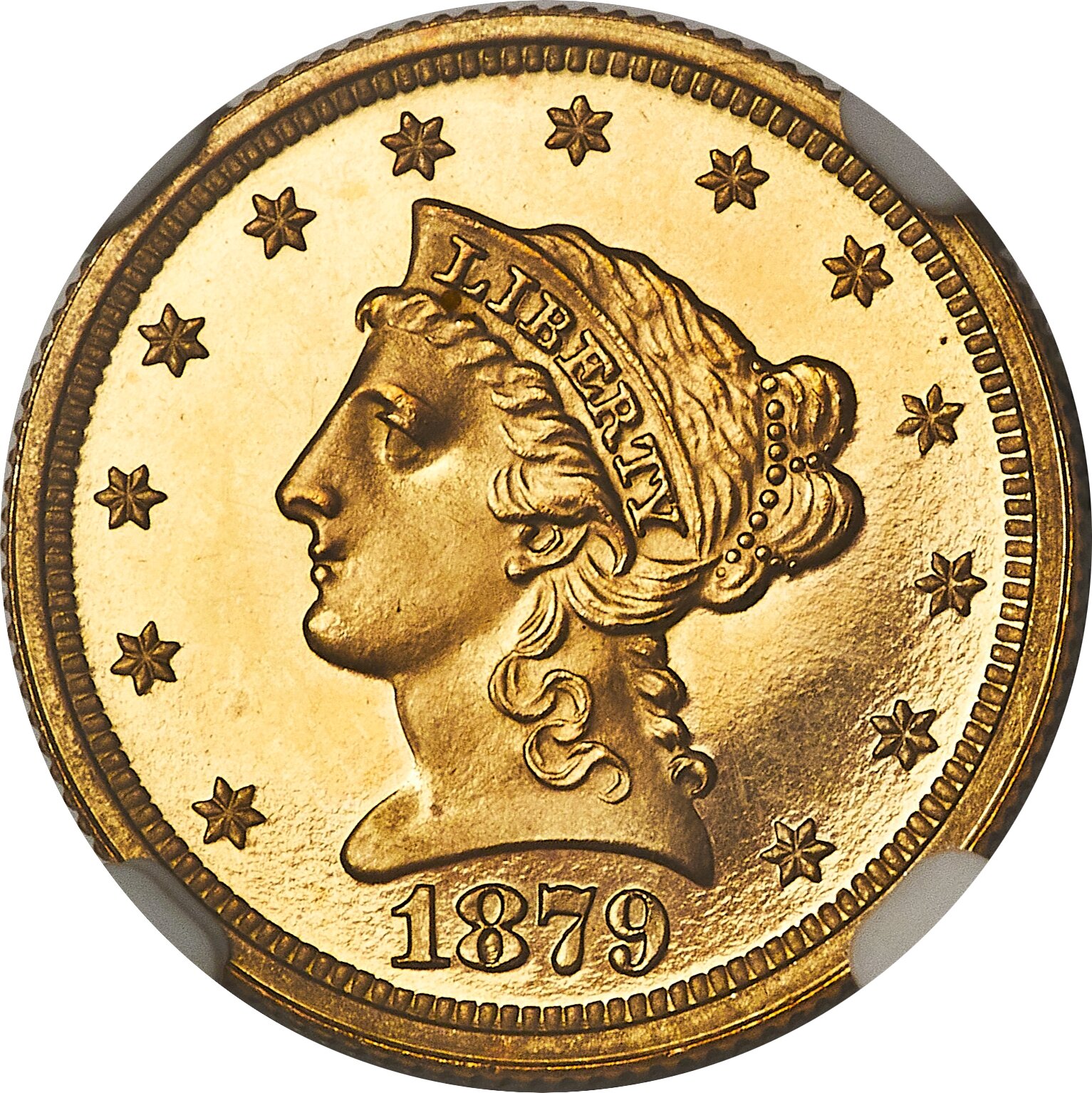 image for: 1879 $2 1/2 PR67 Cameo NGC. JD-1, High R.6....