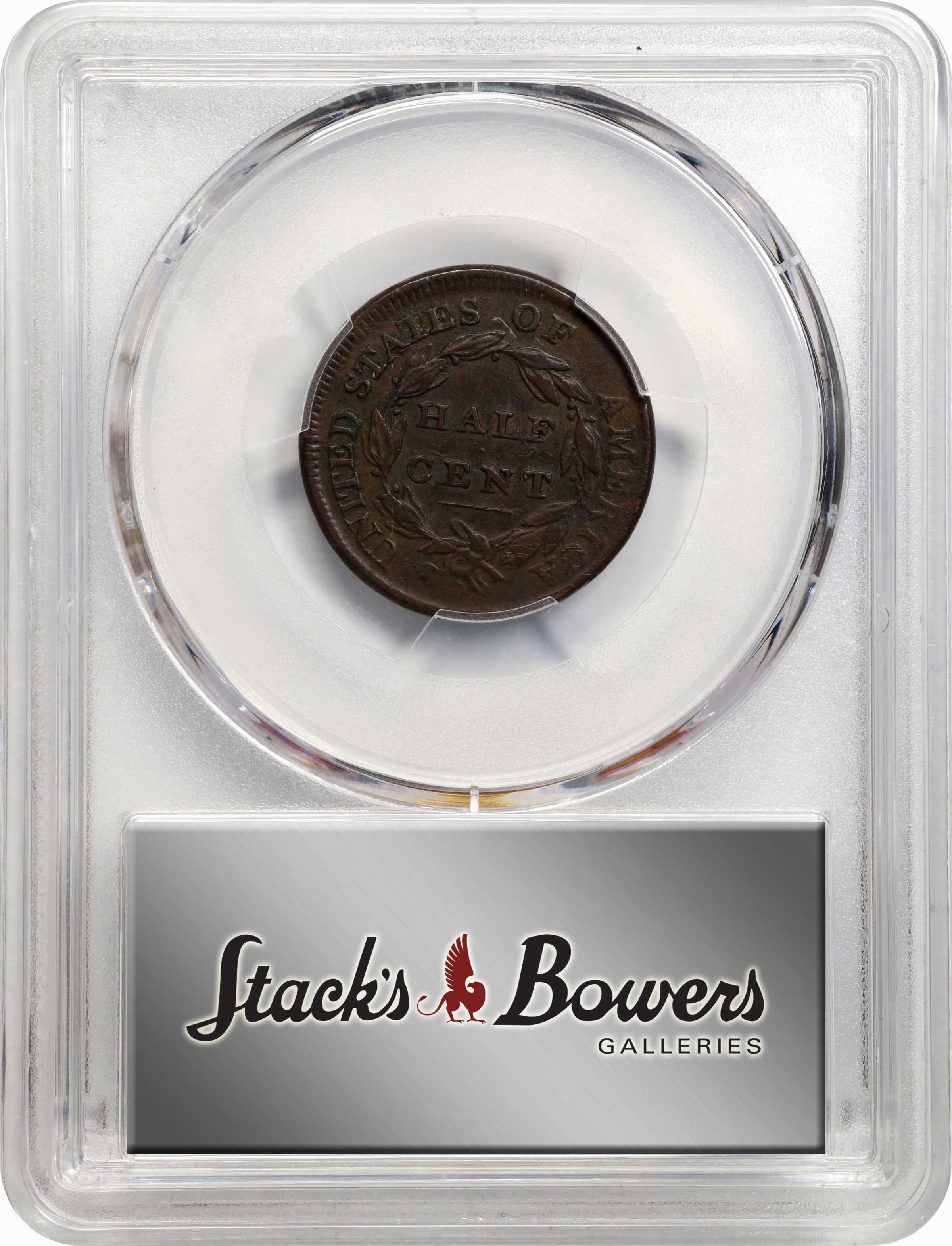 image for: 1809 Classic Head Half Cent. Small o Inside 0. VF-30 (PCGS).