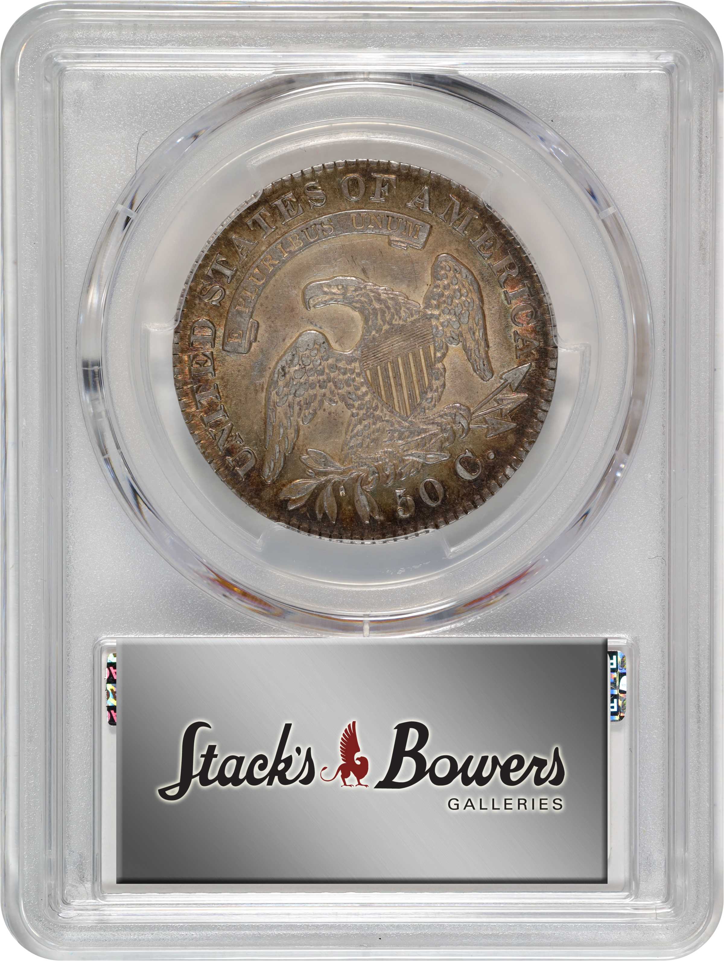image for: 1830 Capped Bust Half Dollar. O-117. Small 0. AU-55 (PCGS).