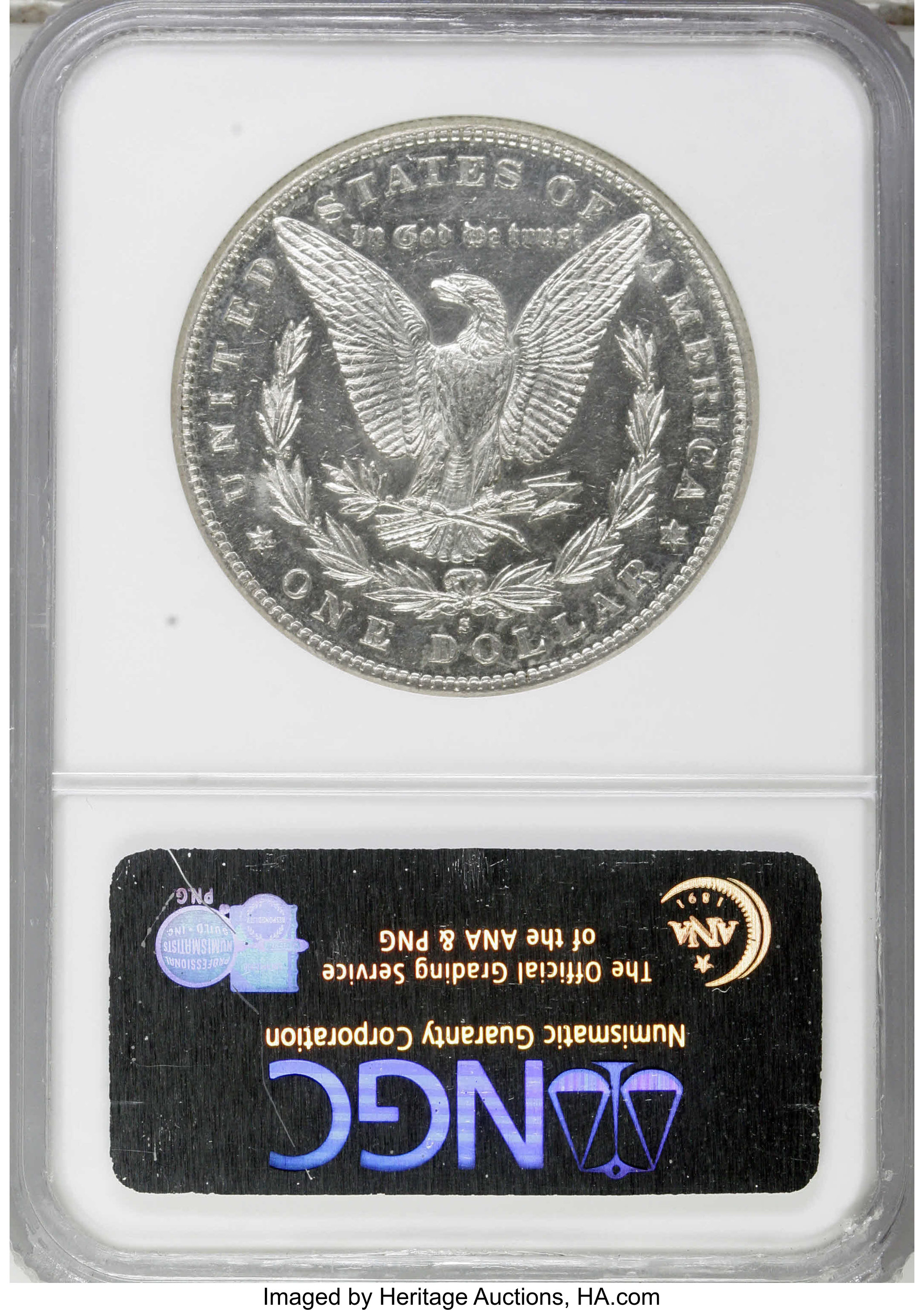 image for: 1884-S $1 MS61 Deep Mirror Prooflike NGC....