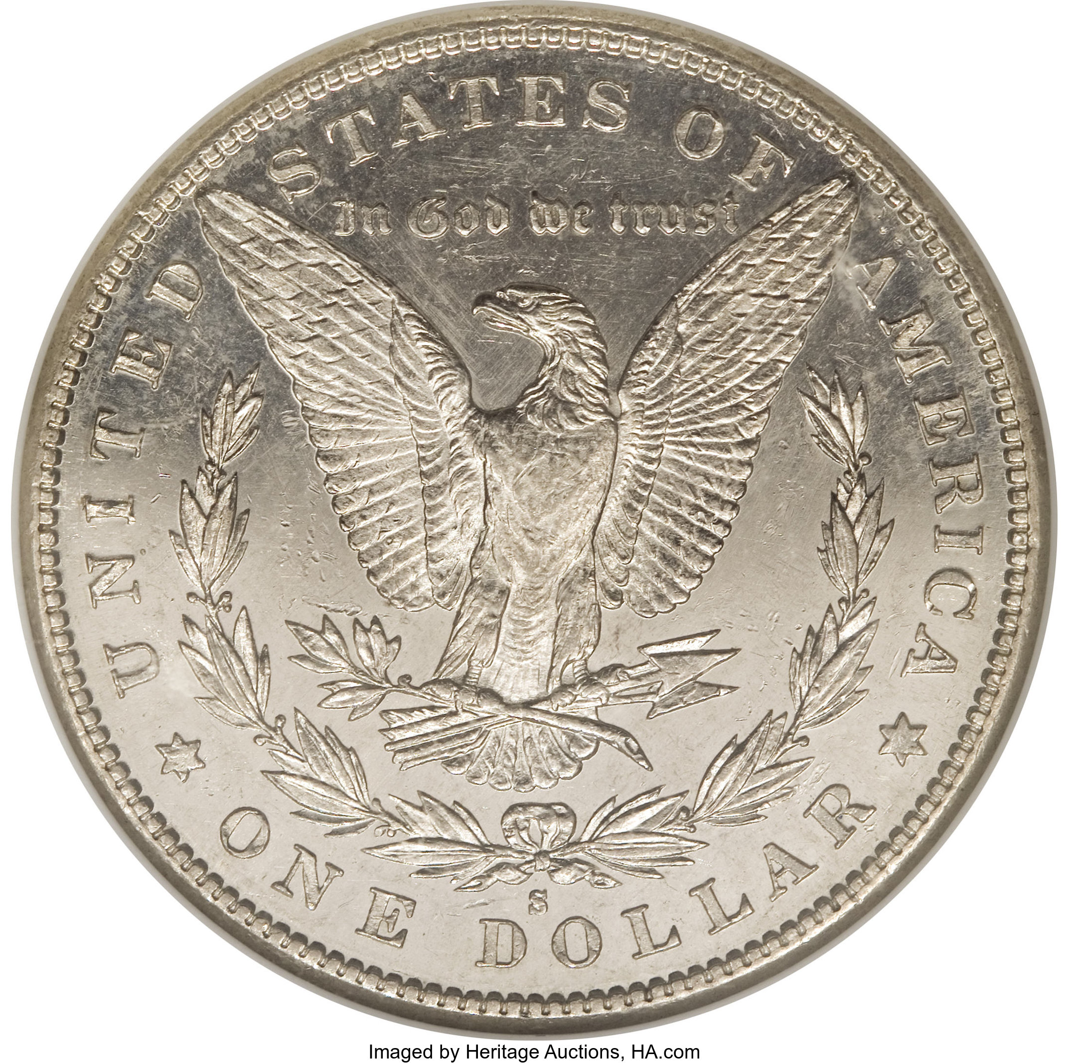 image for: 1884-S $1 MS61 Deep Mirror Prooflike NGC....