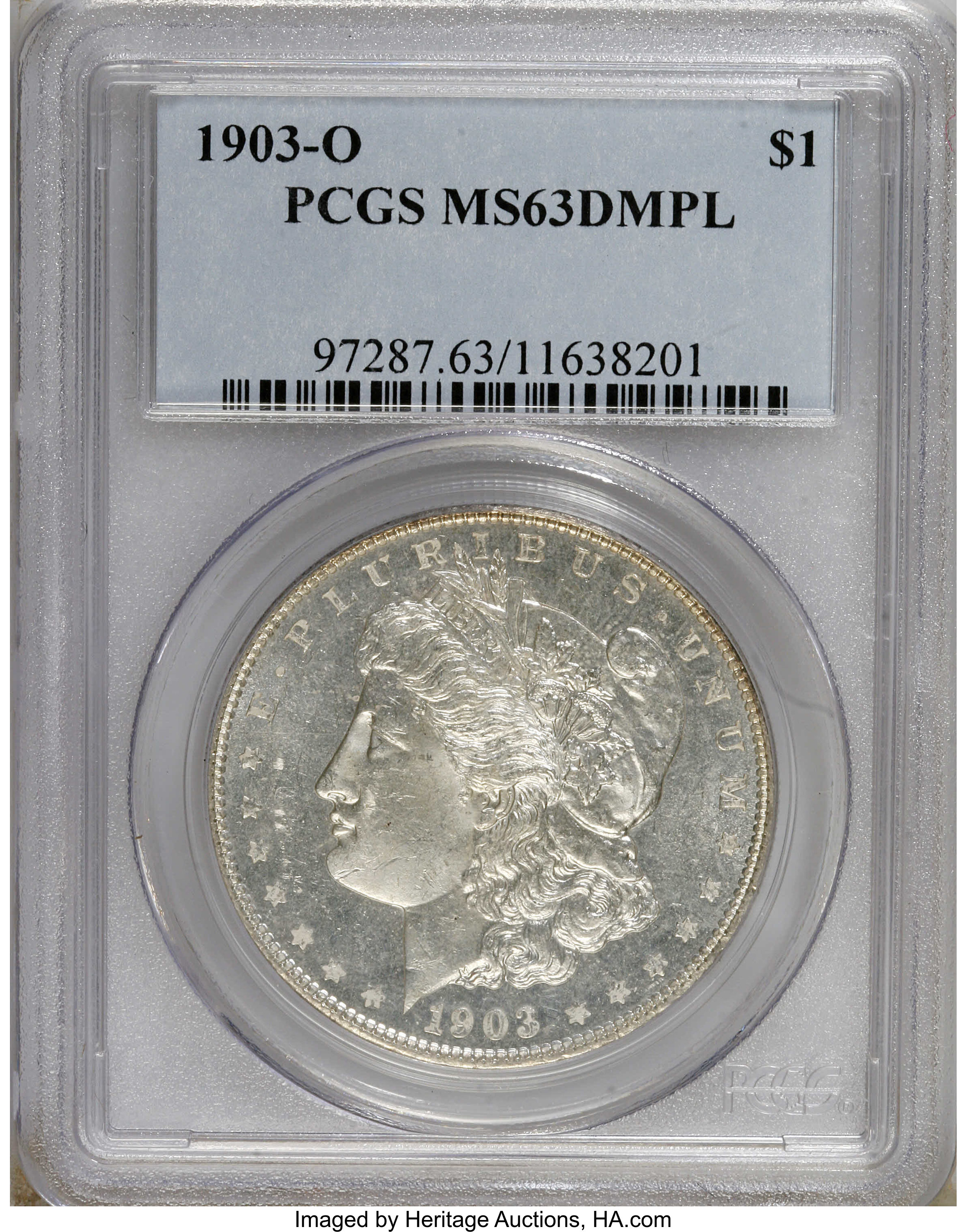 image for: 1903-O $1 MS63 Deep Mirror Prooflike PCGS....