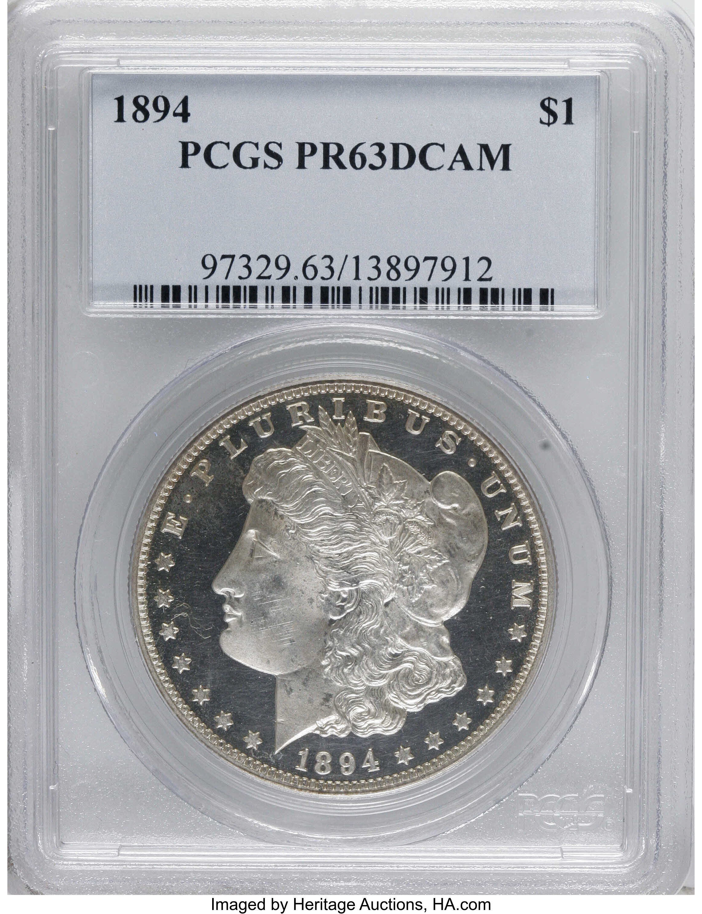 image for: 1894 $1 PR63 Deep Cameo PCGS....