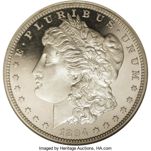 image for: 1894 $1 PR64 Ultra Cameo NGC....