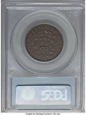 image for: 1794 1C Head of 1794, S-59, B-57, R.3, XF40 PCGS....