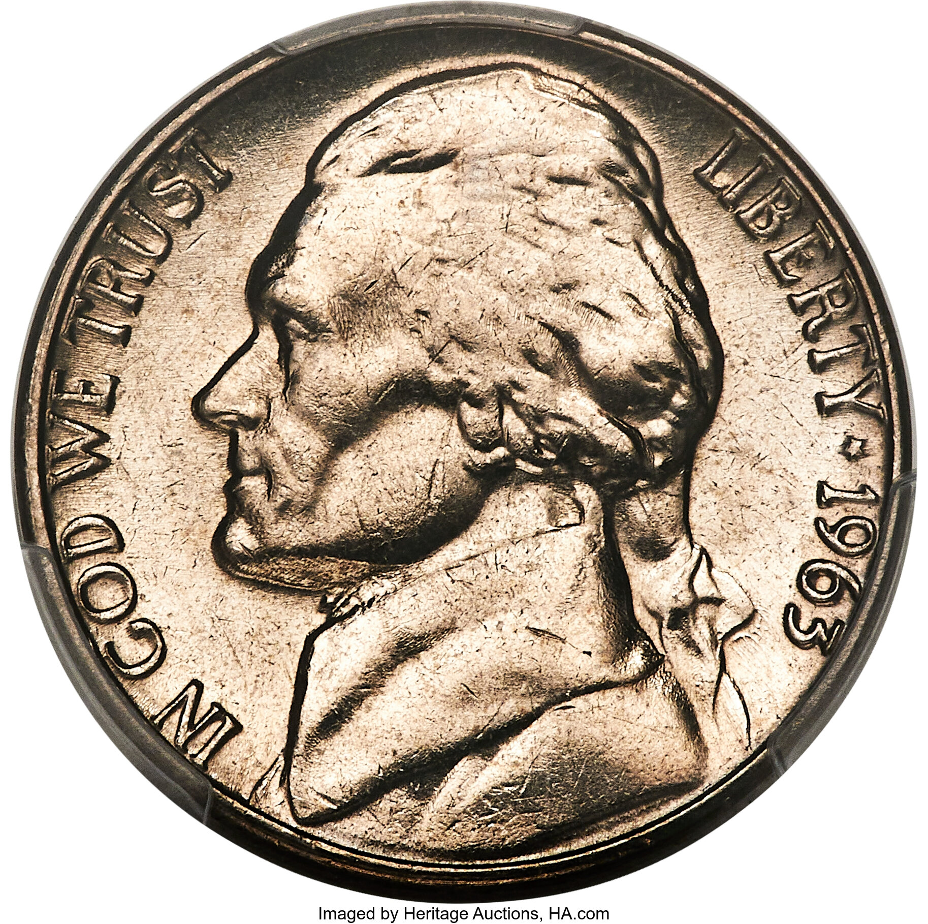 image for: 1963-D 5C MS65 Full Steps PCGS....