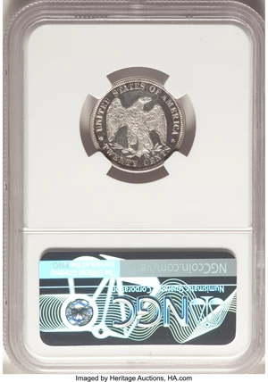 image for: 1875 20C PR64 Ultra Cameo NGC. BF-1, R.1....