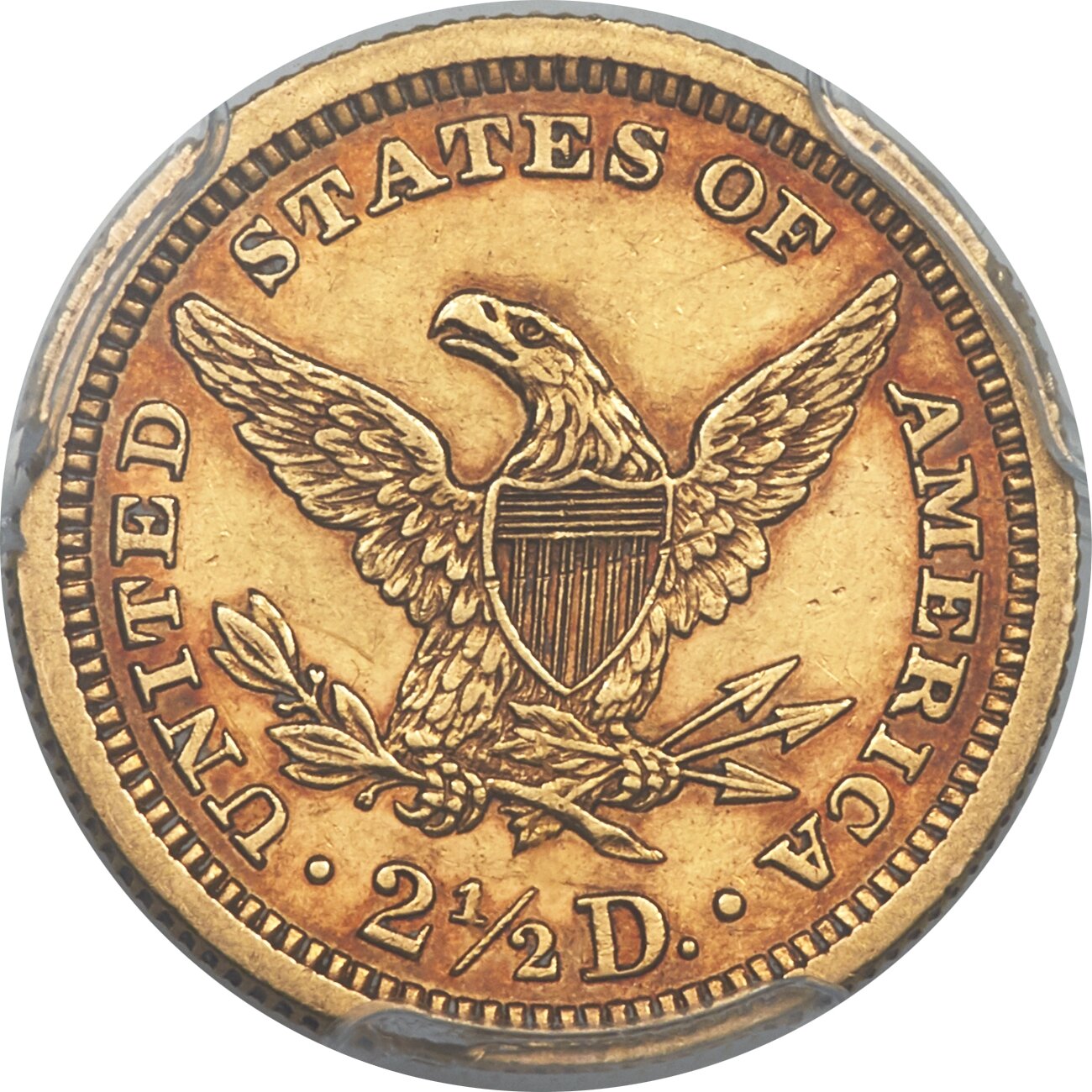 image for: 1885 $2 1/2 PR55 PCGS. CAC....