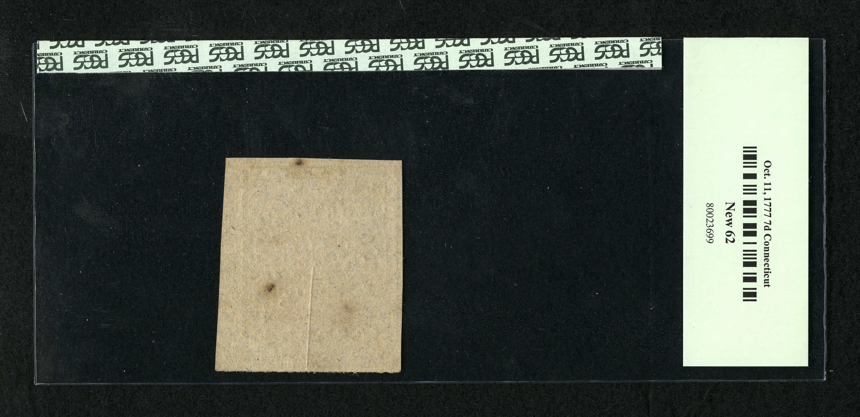 image for: Connecticut October 11, 1777 7d PCGS New 62.