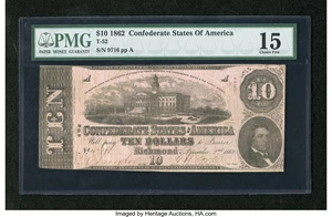 image for: T52 $10 1862....
