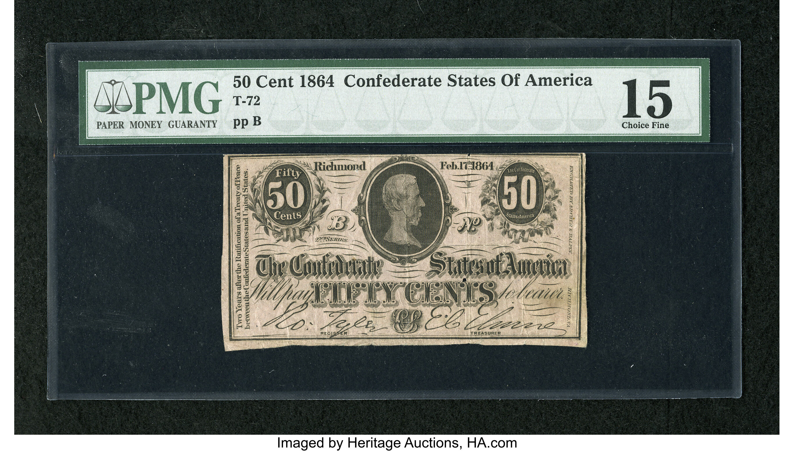 image for: T72 50 Cents 1864....
